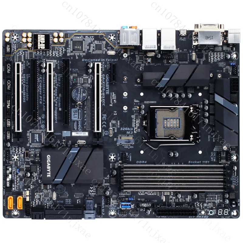 

ДЛЯ GIGABYTE GA-X170-WS ECC LGA1151 DDR4 64 ГБ HDMI тест материнской платы ок