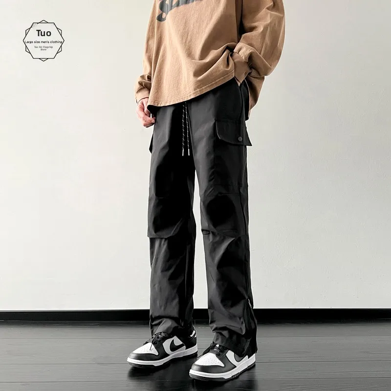 

Military een Soft ell Cargo Pants Men's Spring New Loose Casual Straight Leg Trousers Large ket Design Workwear