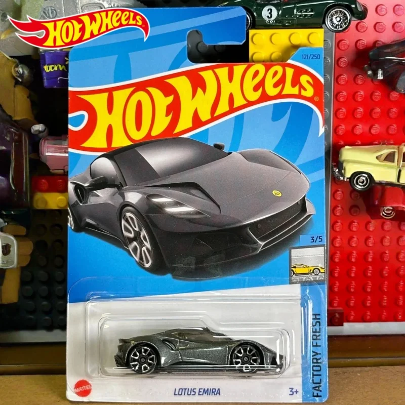 

Hot Wheels Lotus Emira Diecast Mini Sports Car 2023 Leq Batch 247/250 Hw Exotics 10/10 Collectible Race Vehicle For Kids Aged
