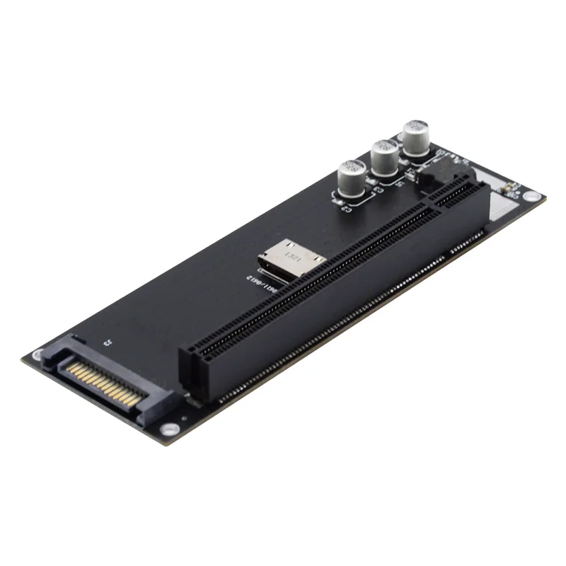 Placa-mãe SFF-8611 8612 NVMe M.2 SSD para PCIe 4.0 X16 Adaptador Placa de Expansão PCIe X4 Riser Card Externa