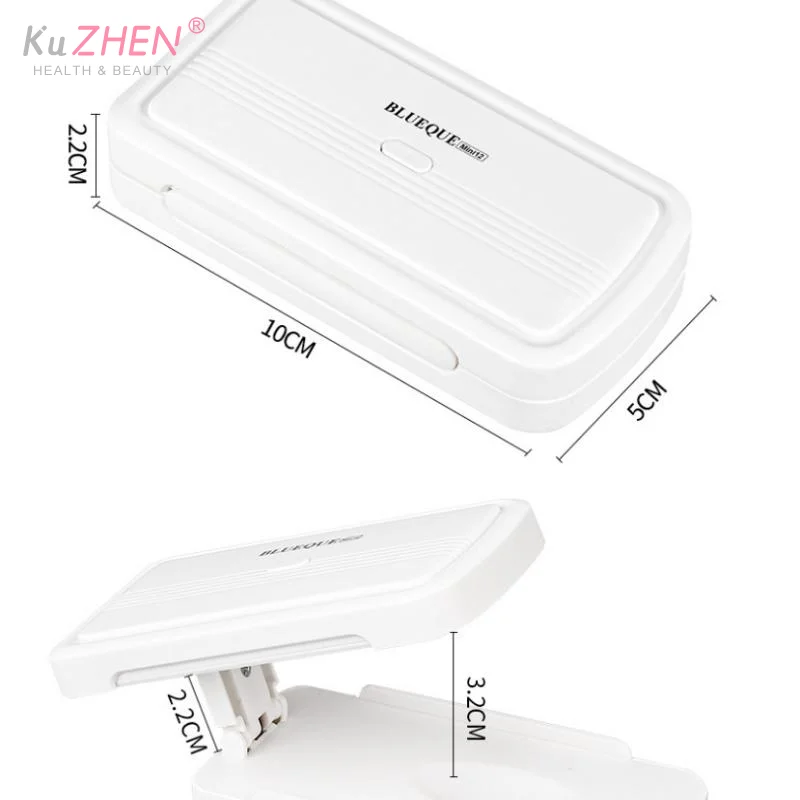 36W โคมไฟเล็บพับได้เครื่องเป่าเล็บขนาดเล็ก LED UV แบบพกพาโคมไฟแต่งเล็บที่บ้านพร้อมสาย USBC สำหรับเครื่องมือทำเล็บเจล