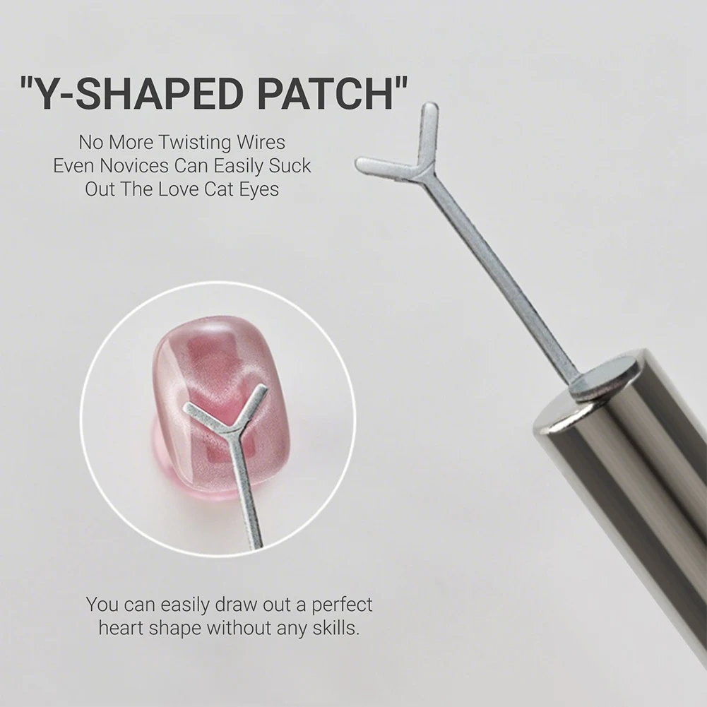 Cat Eye Nail Magnets Nail Magnet Set Multi-Function Cat Eye Gel Nail Polish Magnet Nail Magnet Stick for Home DIY Salon Studio