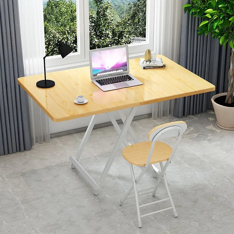 Foldable table Household dining Simple portable dining table Rental room Square small apartment