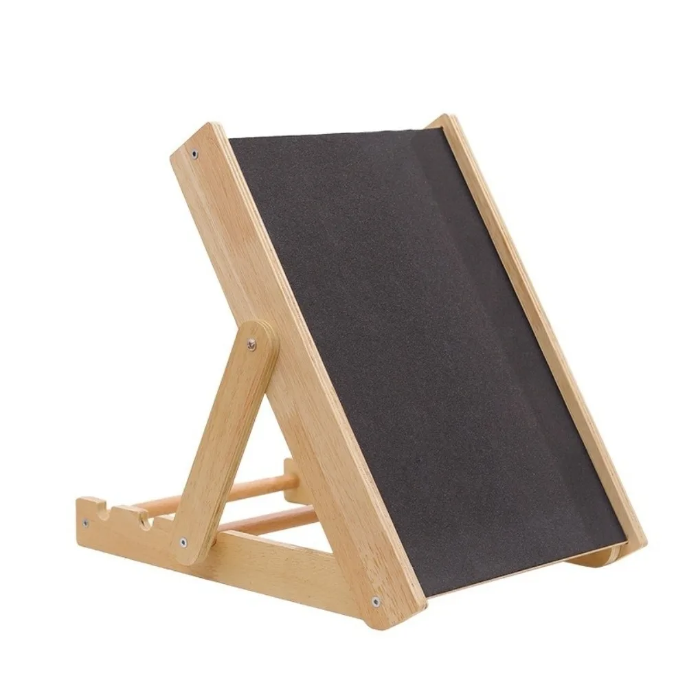 

Регулируемая по высоте деревянная складная доска для когтей собак, износостойкая подставка для полировки и ухода за когтями домашних животных