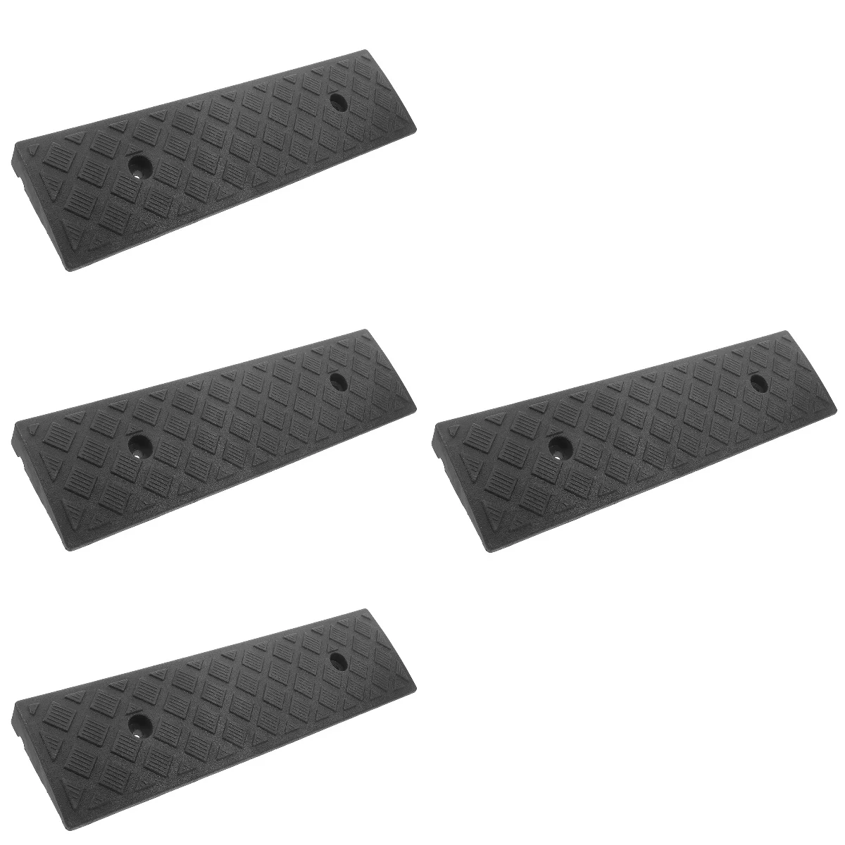 4 Pieces Step Mat Sweeping Robot Threshold Ramp Door Plastic Ramps for Doorways