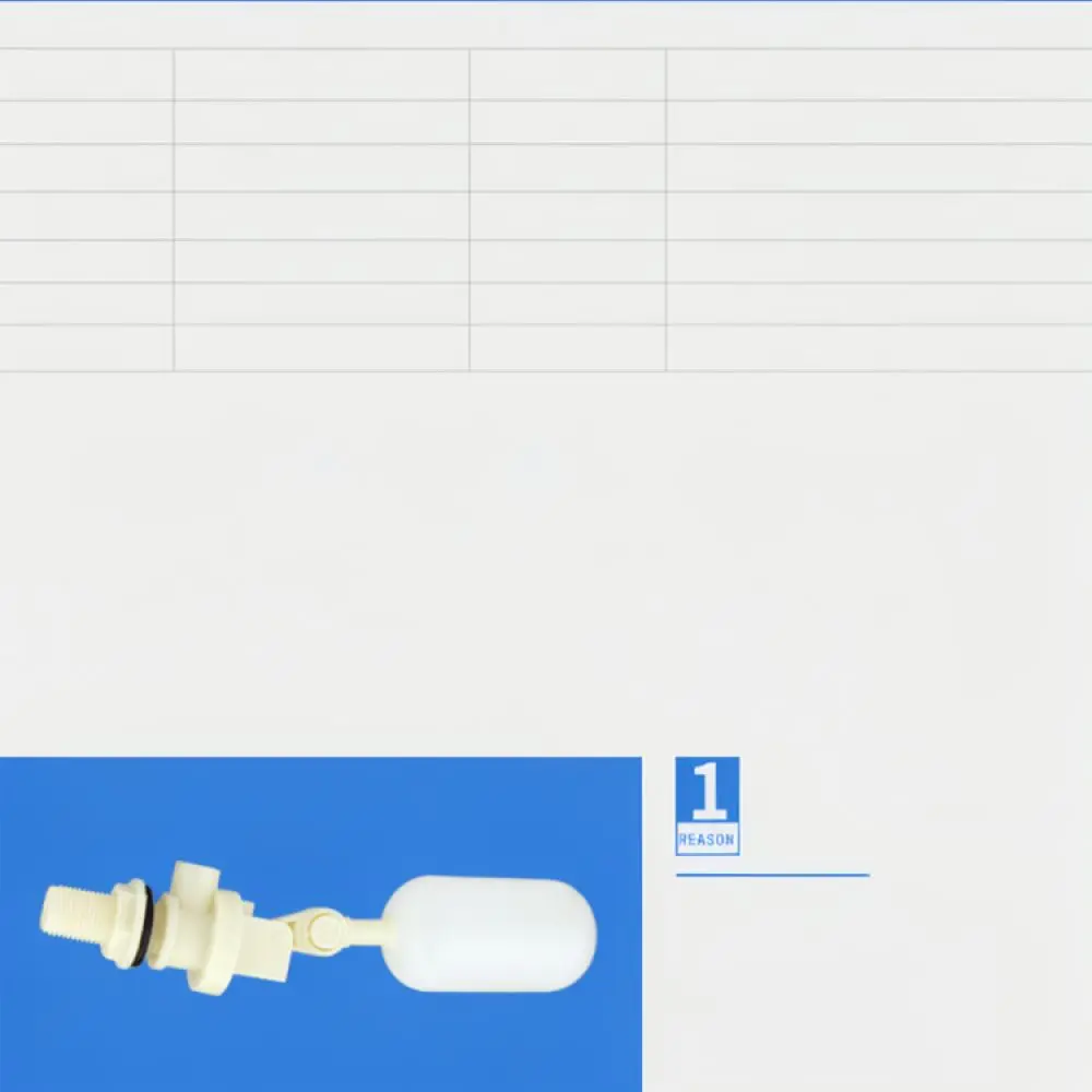 DN15 DN20 Float Ball Valve For Innovator Durable Plastic Valve For Water Tank Cooling Tower Automatic Level Controller