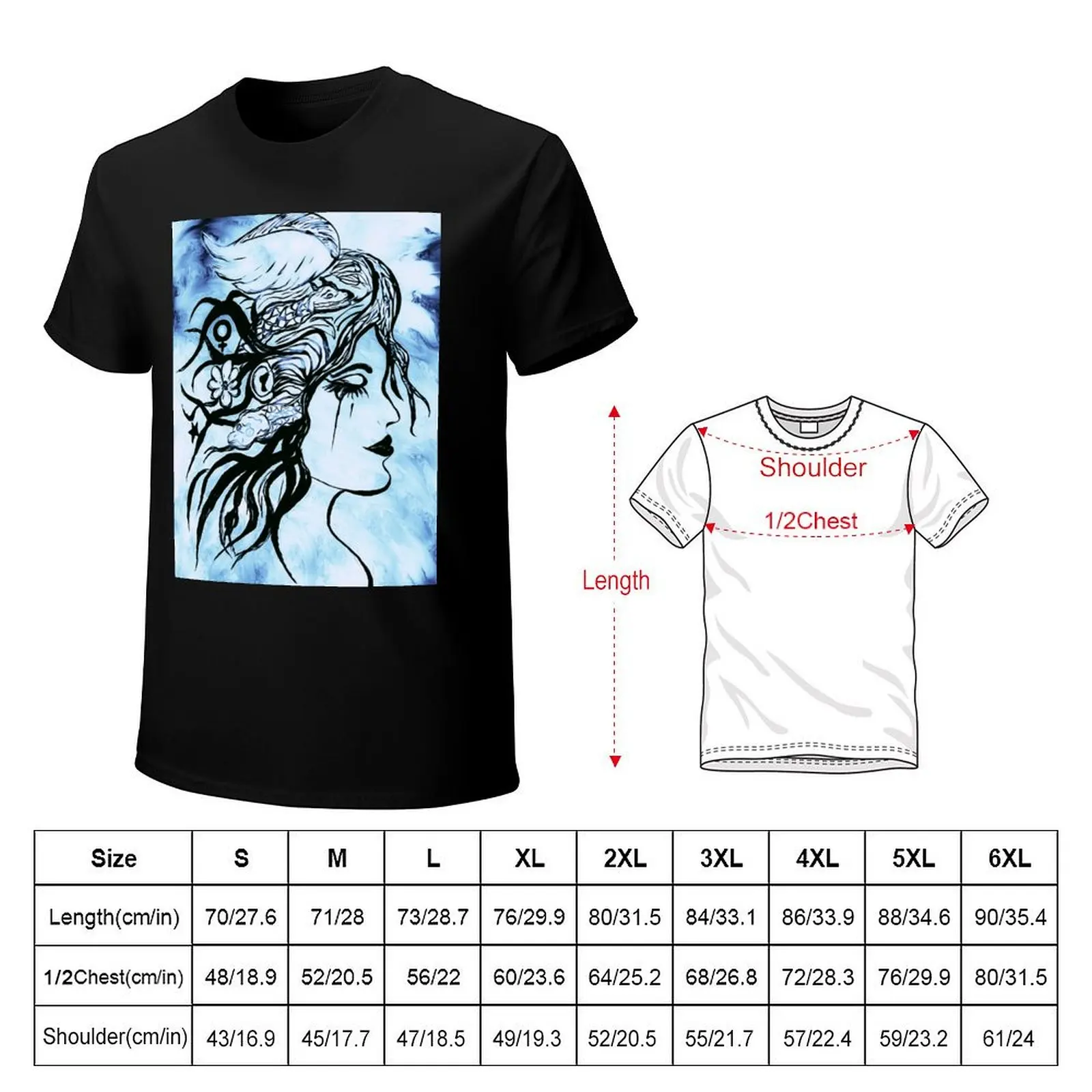 Medusa's daydreams T-Shirt t shirts for man cotton soft T-Shirt
