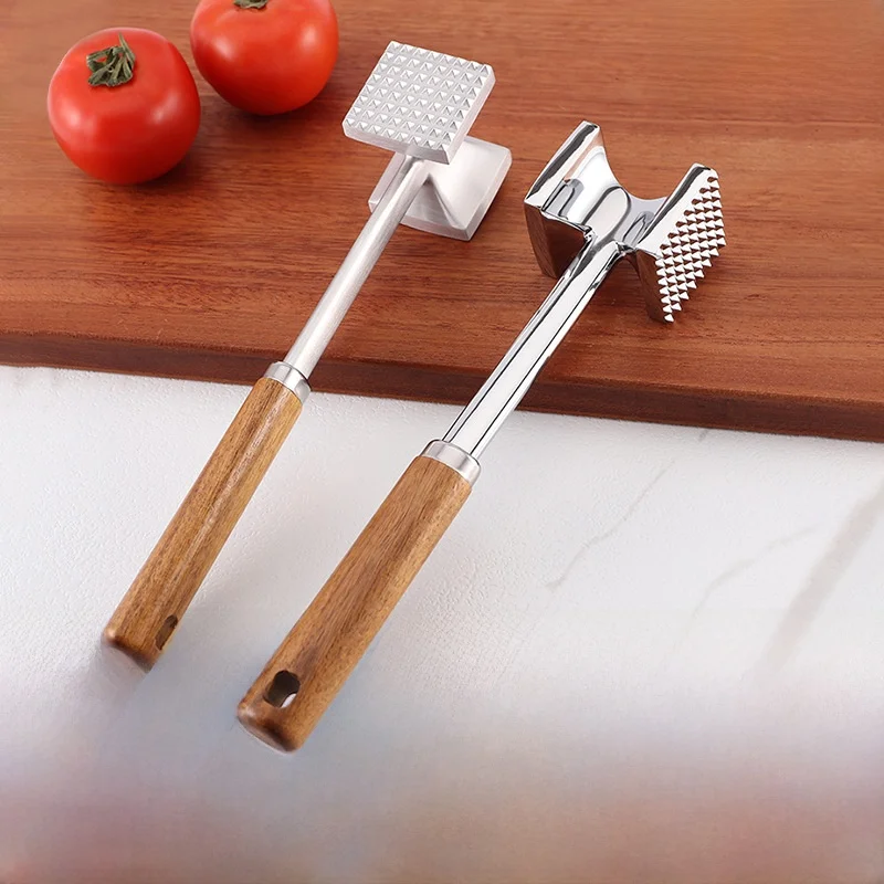 

Aluminum Alloy Steak Meat Hammer Kitchen Double Face Pork Chop Fine Meat Hammer Casual Slip-On Shoes for Men