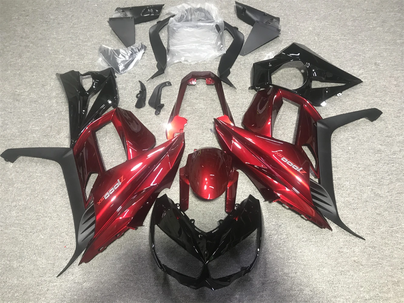 For Z1000SX 2010-2017 Motorcycle Fairing Kit Bodywork ABS Plasticfor Z1000sx 2010 2011 2012 2013 2014 2015 2016 2017 Red