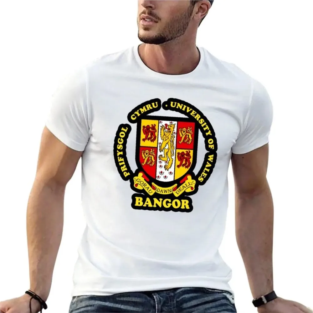 Bangor Prifysgol Cymru University Of Wales T-Shirt aesthetic clothes oversizeds tees heavyweights graphic tee shirt men