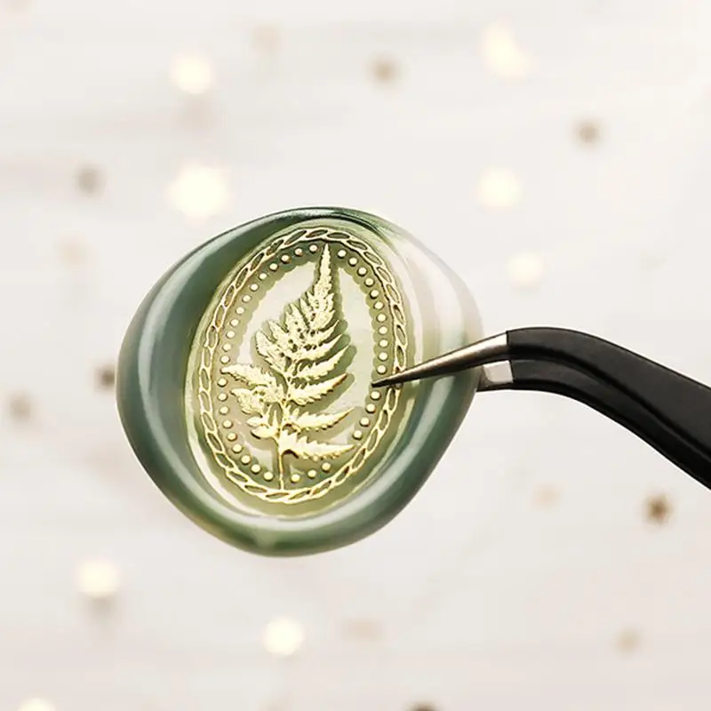Nowy kwiat pieczęć woskowa Vintage pieczęć głowa do kart koperty zaproszenia ślubne opakowanie na prezenty niestandardowa pieczęć