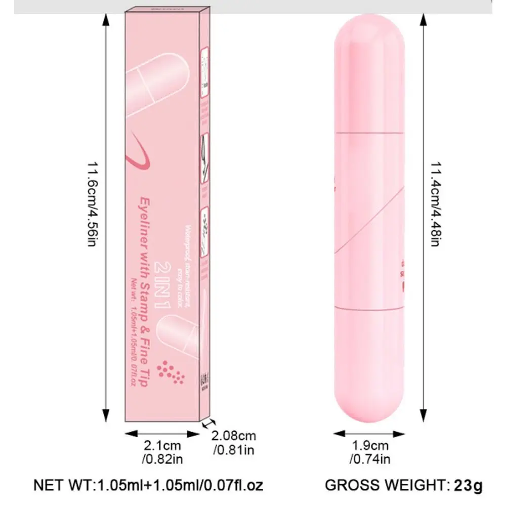 Doppelseitiger Fake-Sommersprossen-Stempel mit Eyeliner, wischfest, schnell trocknend, Sommersprossen-Make-up-Stift, langanhaltender, natürlicher Sommersprossen-Stift