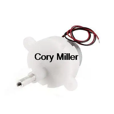 DC 12V 16RPM M2.5 Thread Shaft Electric Speed Reducer Gear Box Motor Replacement