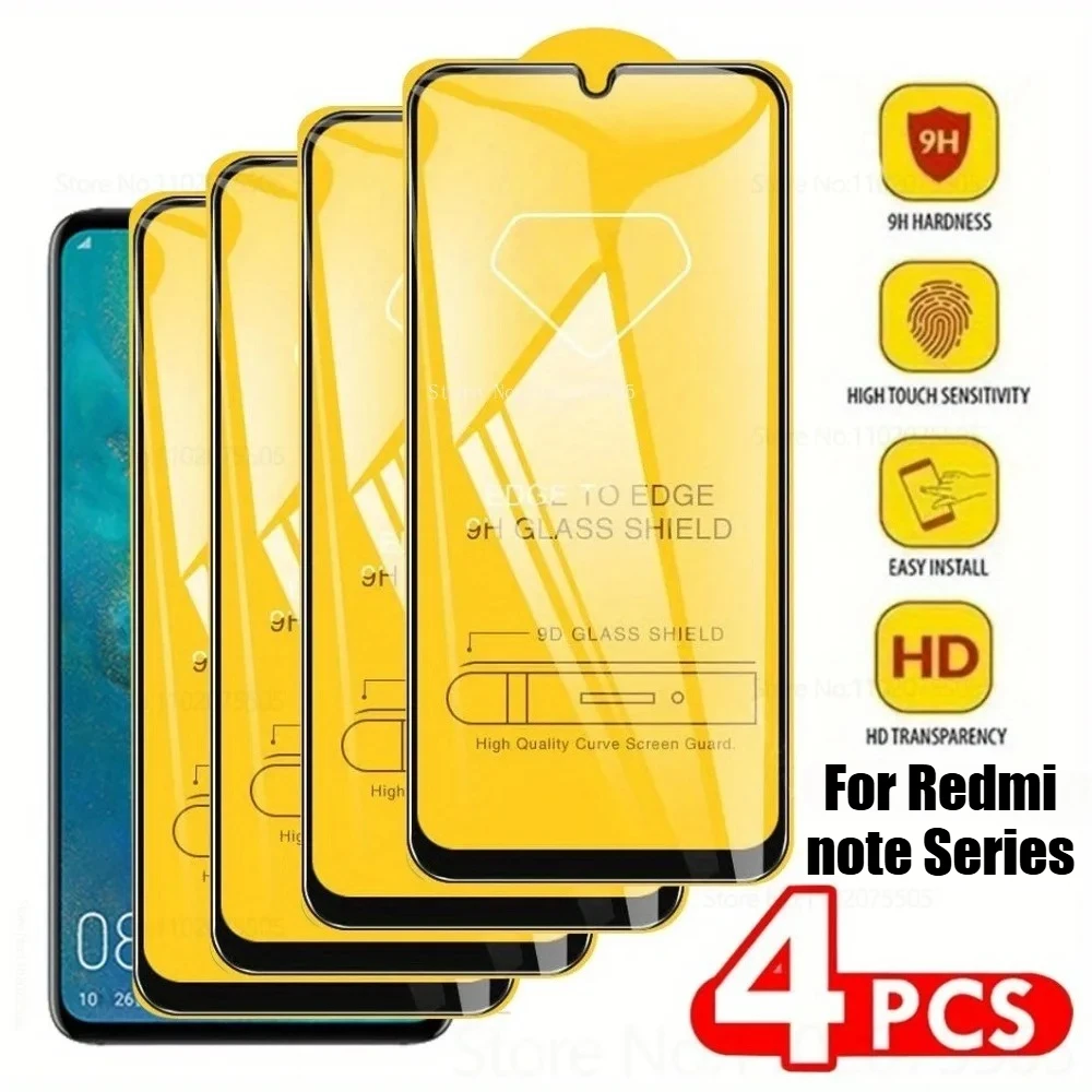 4Pcs 9D Tempered Gl…