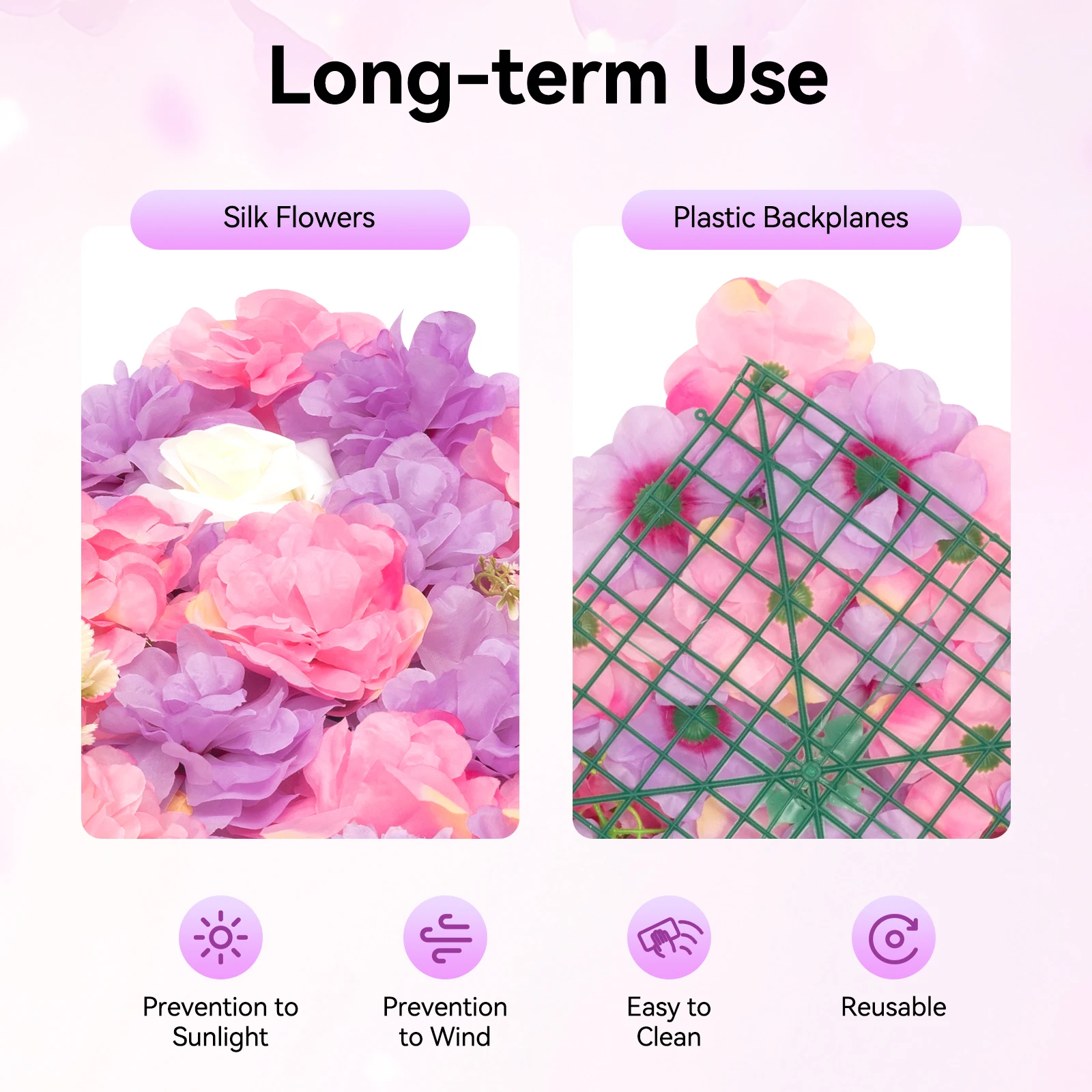 

3D-панель из 12 искусственных цветов (шелковые розы) для декора стен, фон для свадеб, оформления магазинов и фотосессий