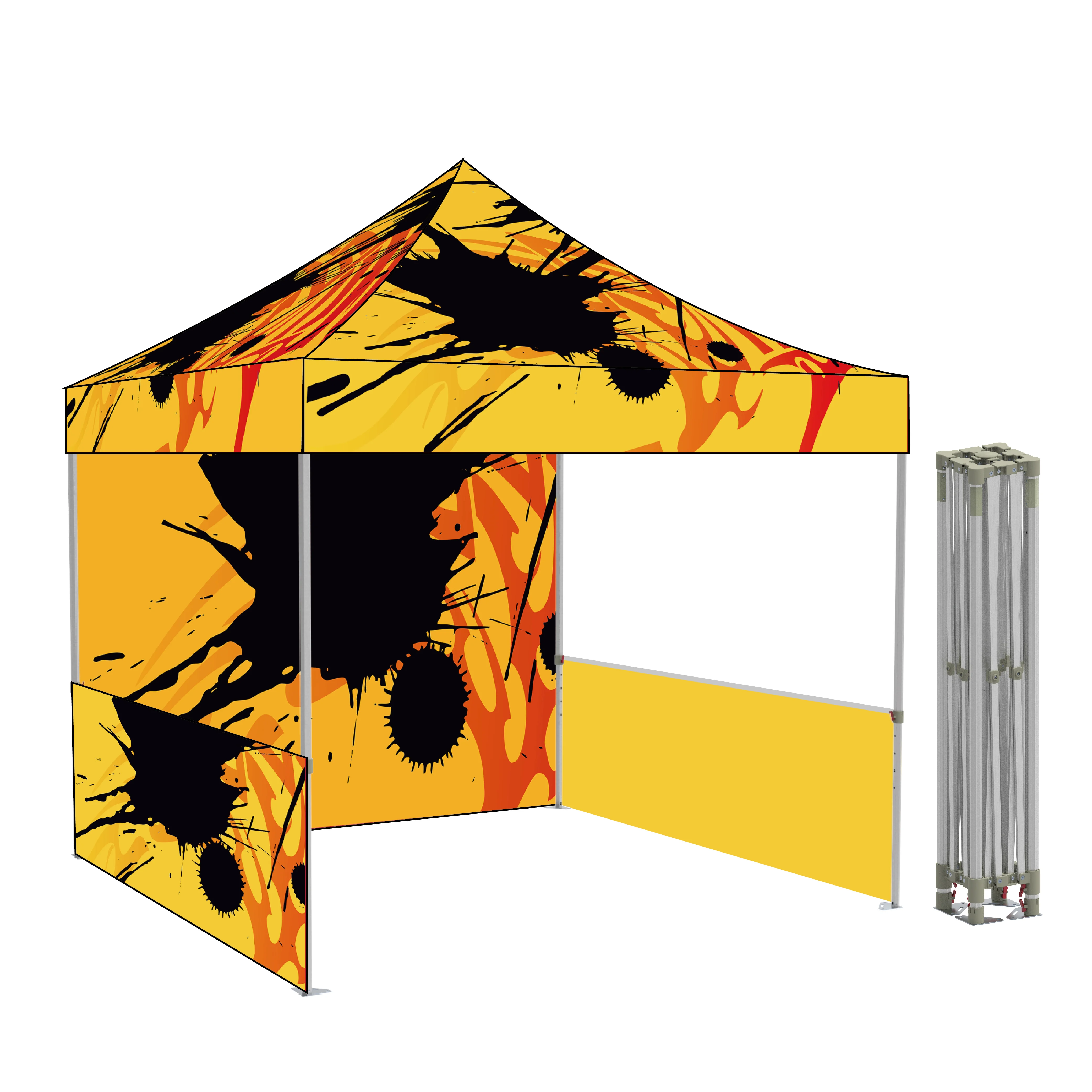 【Wholesale Price】10x10 Canopy Tent Logo Custom Print Advertising Promotional Pop Up Event Folding Aluminium Marquee Gazebo Cano
