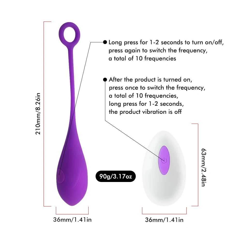 Powerful Bullet Vibrator Wireless Remote Control Vibrating Egg 10 Speeds G Spot Clitoris Stimulator Love Eggs Sex Toys for Women