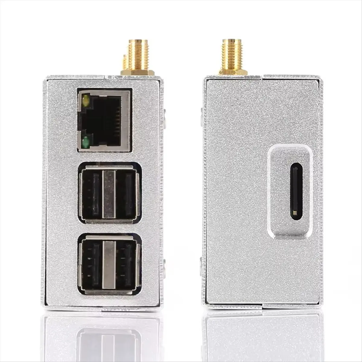 【~ New Y24A】Duplex Hotspot W/ Aluminum Alloy Shell Color Display Screen Supporting for C4FM/DMR/DSTAR P25 with Raspberry Pi1B+
