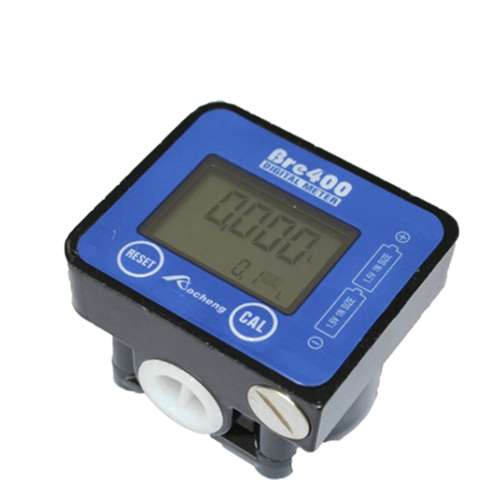 1/2 Inch Internal Thread Inlet High Accuracy Digital Lubricant Oil Flow Meter Battery Powered OEM Customizable for Battery