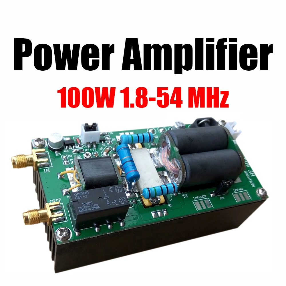 MINIPA-Amplificateur de puissance linéaire 100W SSB HF 1.8-54 MHz, pour YAESU FT-817 Kbery + heastink CW AM FM HAM radio à ondes courtes