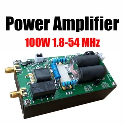 MINIPA-Amplificateur de puissance linéaire 100W SSB HF 1.8-54 MHz, pour YAESU FT-817 Kbery + heastink CW AM FM HAM radio à ondes courtes