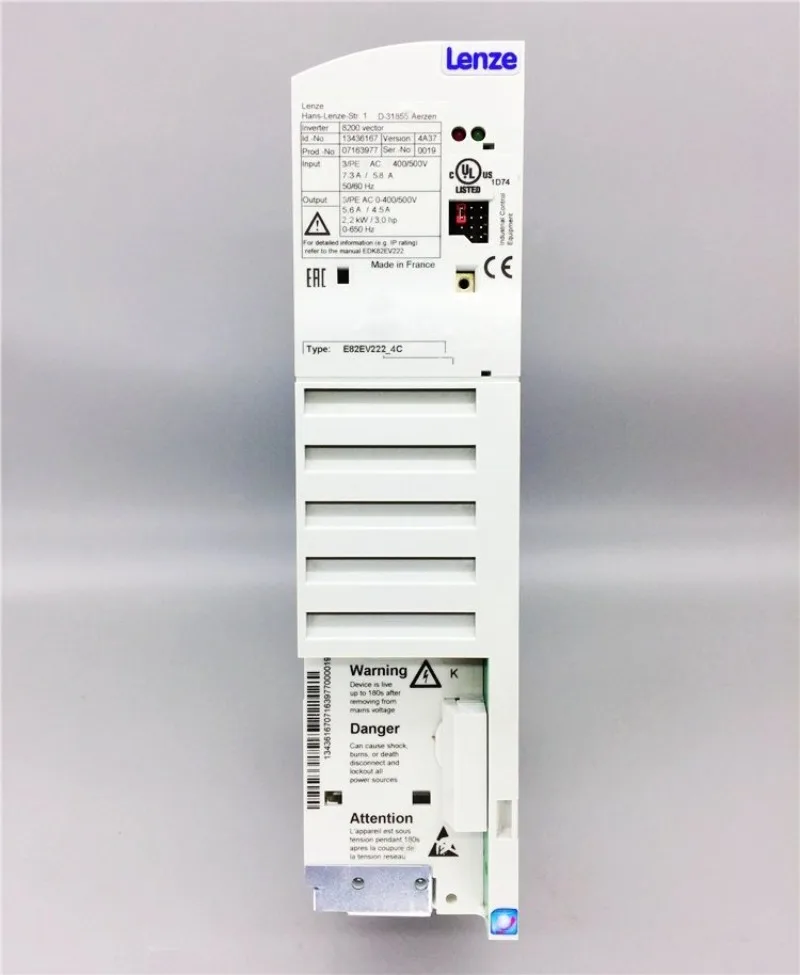 2026 Brand New Original Lenze 8200 Frequency Inverter E82EV222-2C E82EV222K2C 2.2KW 220V In Stock
