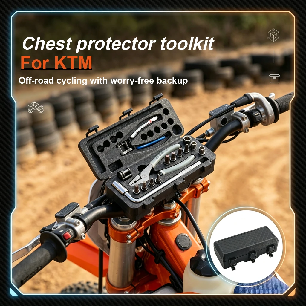 boite-a-outils-specialisee-pour-moto-tout-terrain-ktm-husqvarna-gasgas-protection-de-poitrine-kit-d'outils-multifonctionnel-kit-de-reparation