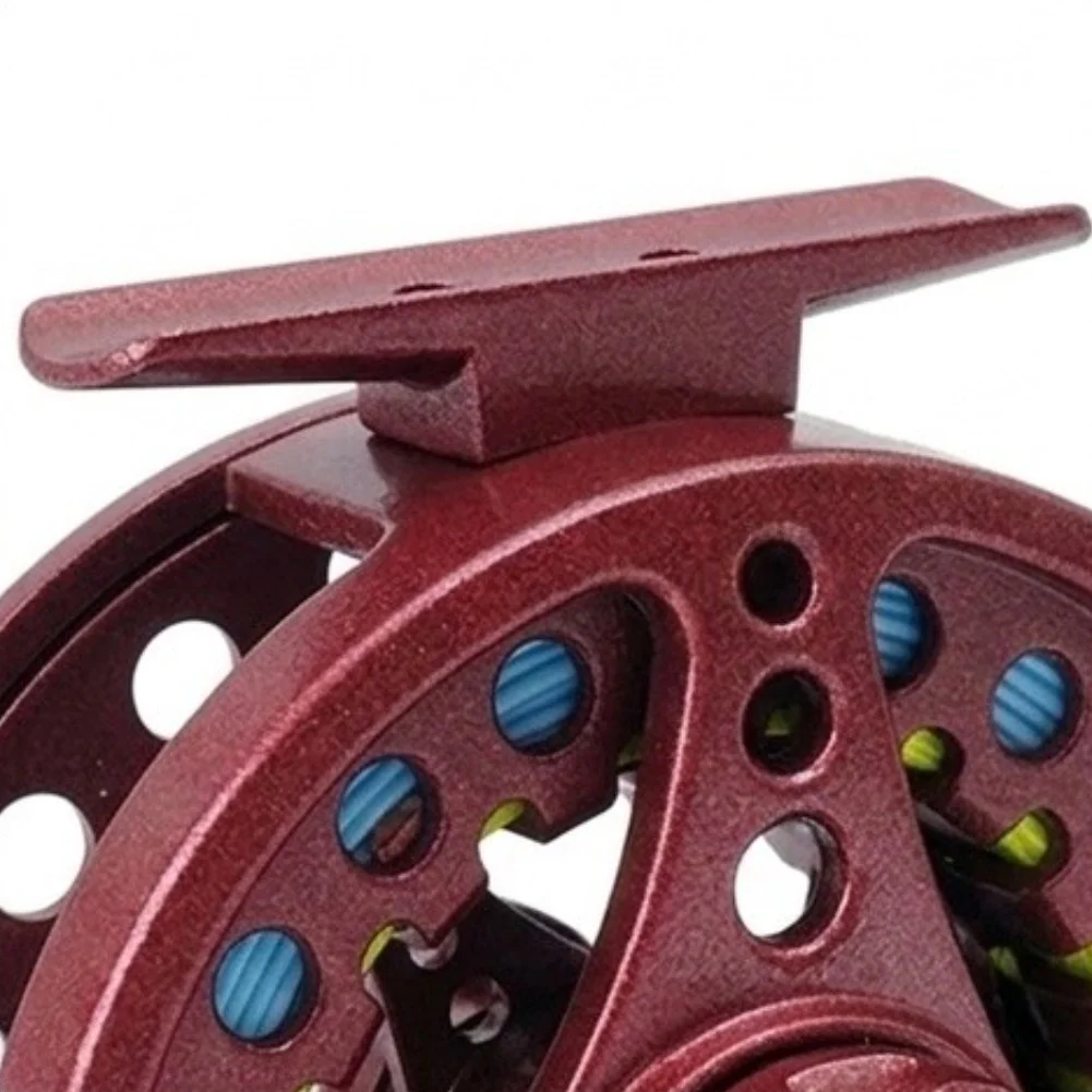 Smooth Operating Fly Fishing Reel with High Carbon Steel Frame Spare Line Main Line and Tapered Leader for Targeted Casting
