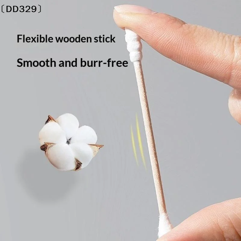 300Pcs Boxed Cosmetic Cotton Double Head Cotton Swab Ear Remover Women Makeup Cotton Buds Ears Cleaning Tools〔DD329〕