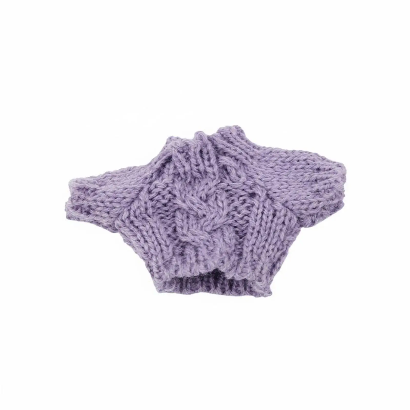 Yarn Knitted Doll Clothing Cotton Doll Pendant Mini Sweater Accessory Easy Change for 8cm Dolls Playtime 3