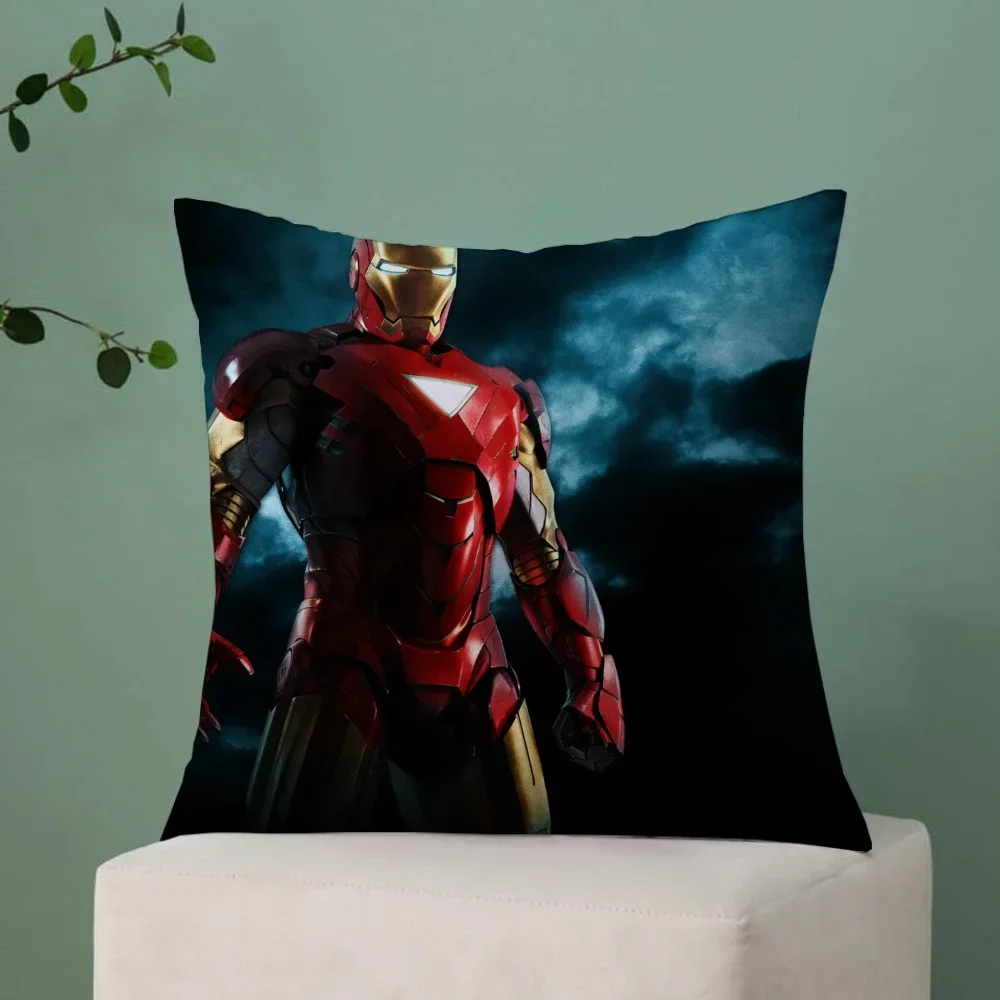 

45x45 Cushions Covers for Bed Pillows Decor Home L-Iron Man Luxury Pillow Cover Cushion Covers 45*45 Car Sofa Pillowcase Throw