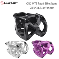 Vástago de bicicleta MTB 31,8 35mm CNC vástago de manillar corto aleación de aluminio puente de bicicleta de carretera hueco piezas elevadoras de ciclismo