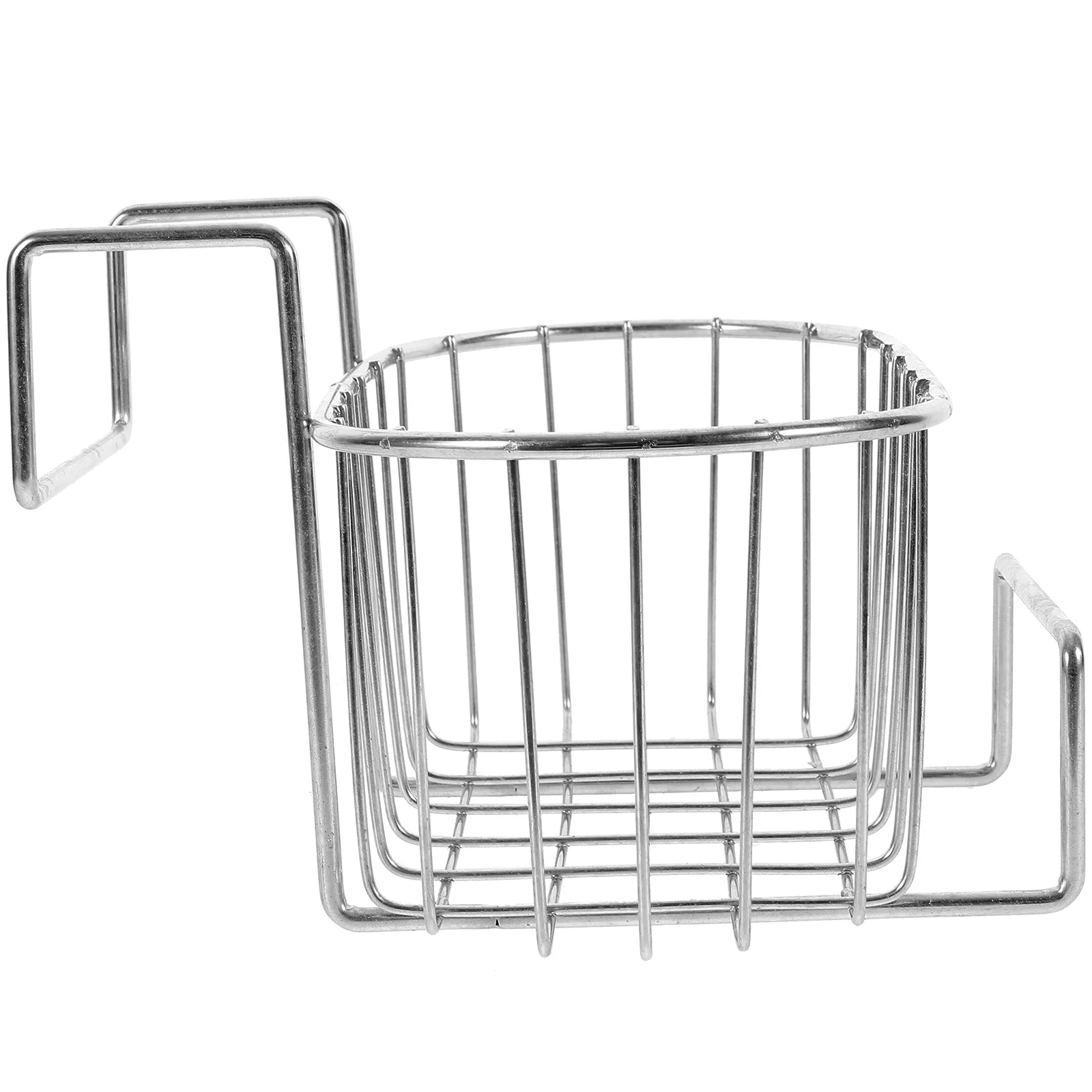 Double évier de cuisine multifonctionnel, rangement de vidange, panier suspendu en acier inoxydable, support en éponge pour support, étagères en métal