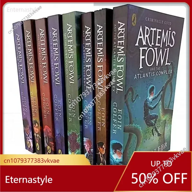 

Artemis Fantasy Adventure Series 8 Volumes English Original Novel Artemis Fowl Brand New Version
