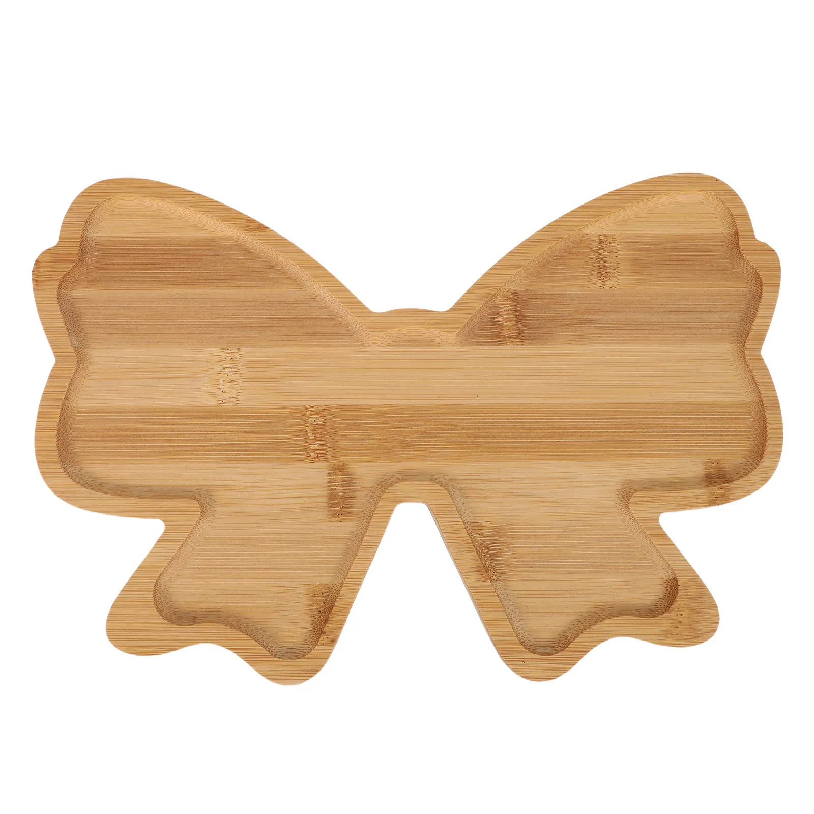 Wooden Bowtie Charcuterie Board Decorative Rustic Food Tray Bow Shaped Serving Platter for Party Wedding Shower Dessert