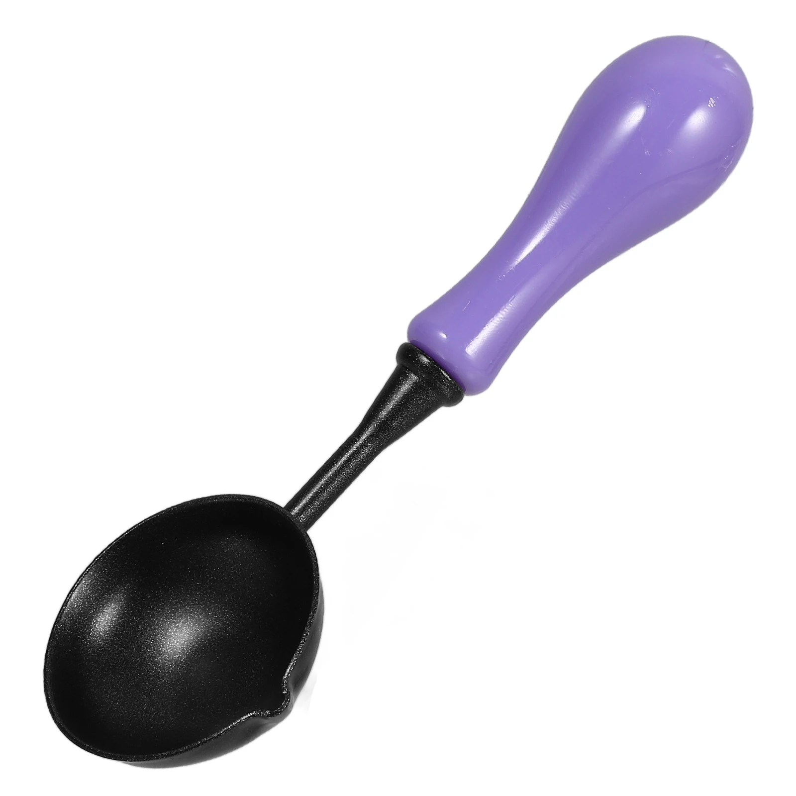 Nonstick Wax Seal Spoon Ergonomic Handle Quick Heating Tool For Envelopes And Crafts Stamped Spoon Manual Melting Attachment