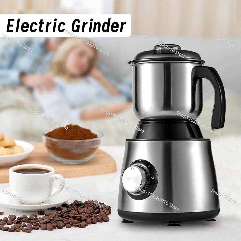 Electric bean grinder Dry grinder 800g large capacity grinder Grinding coffee powder beater