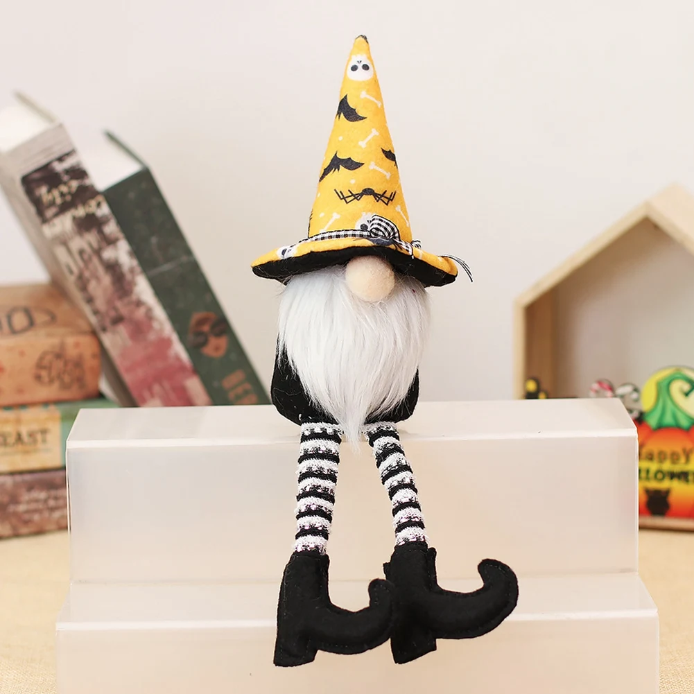 GOOD-Halloween Decorations Party Decor Gnome Plush Faceless Gnome For Home Desktop Decorations