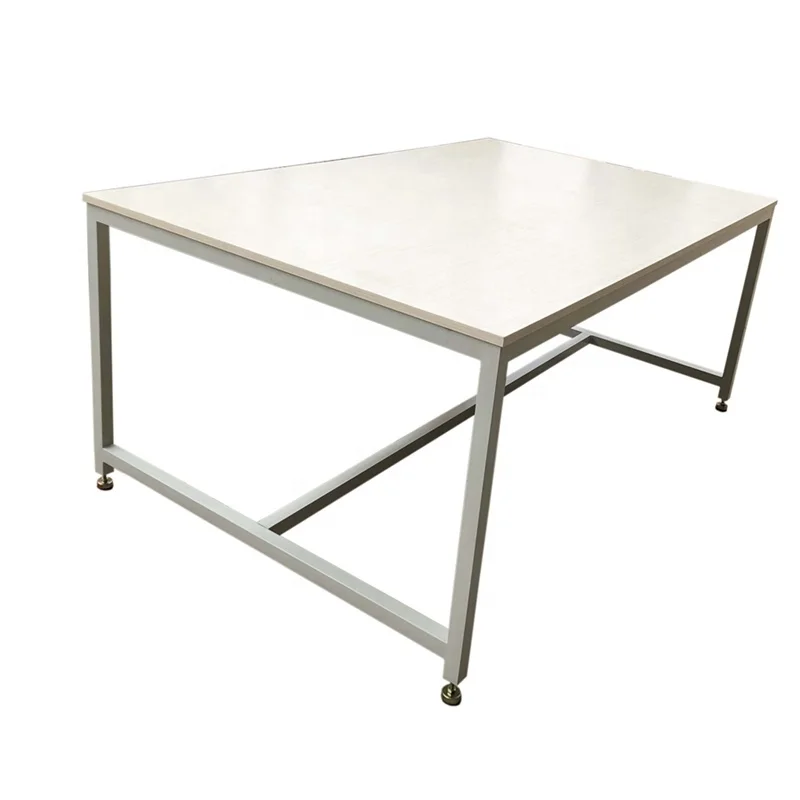 

Combination table stacking rack and shelf cutting packaging test bench