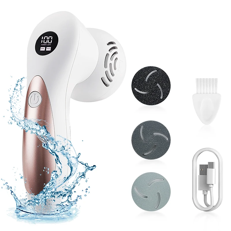 

Электрическая пилка для удаления мозолей на ногах, пилка для ухода за ногами, набор инструментов для удаления омертвевшей кожи, сменная водонепроницаемая шлифовальная машина для ухода за ногами