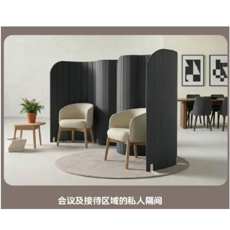Office screen partition movable simple sound insulation office area reception room study room