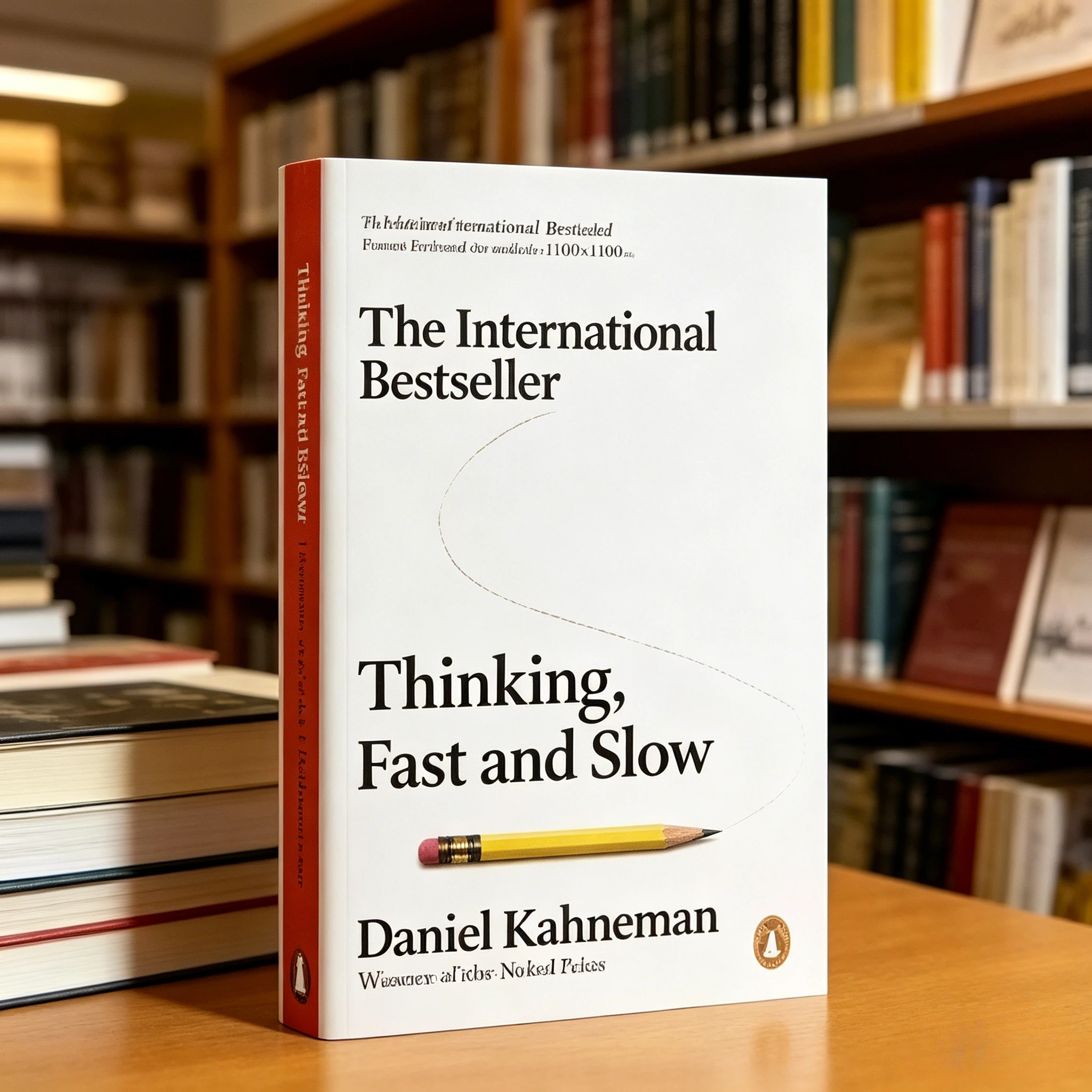 2026 Daniel Kahneman : Le Livre de la Pensée Rapide et Lente – Lecture en anglais pour adultes – Une Sagesse qui dure une vie – Livre sur la gestion économique