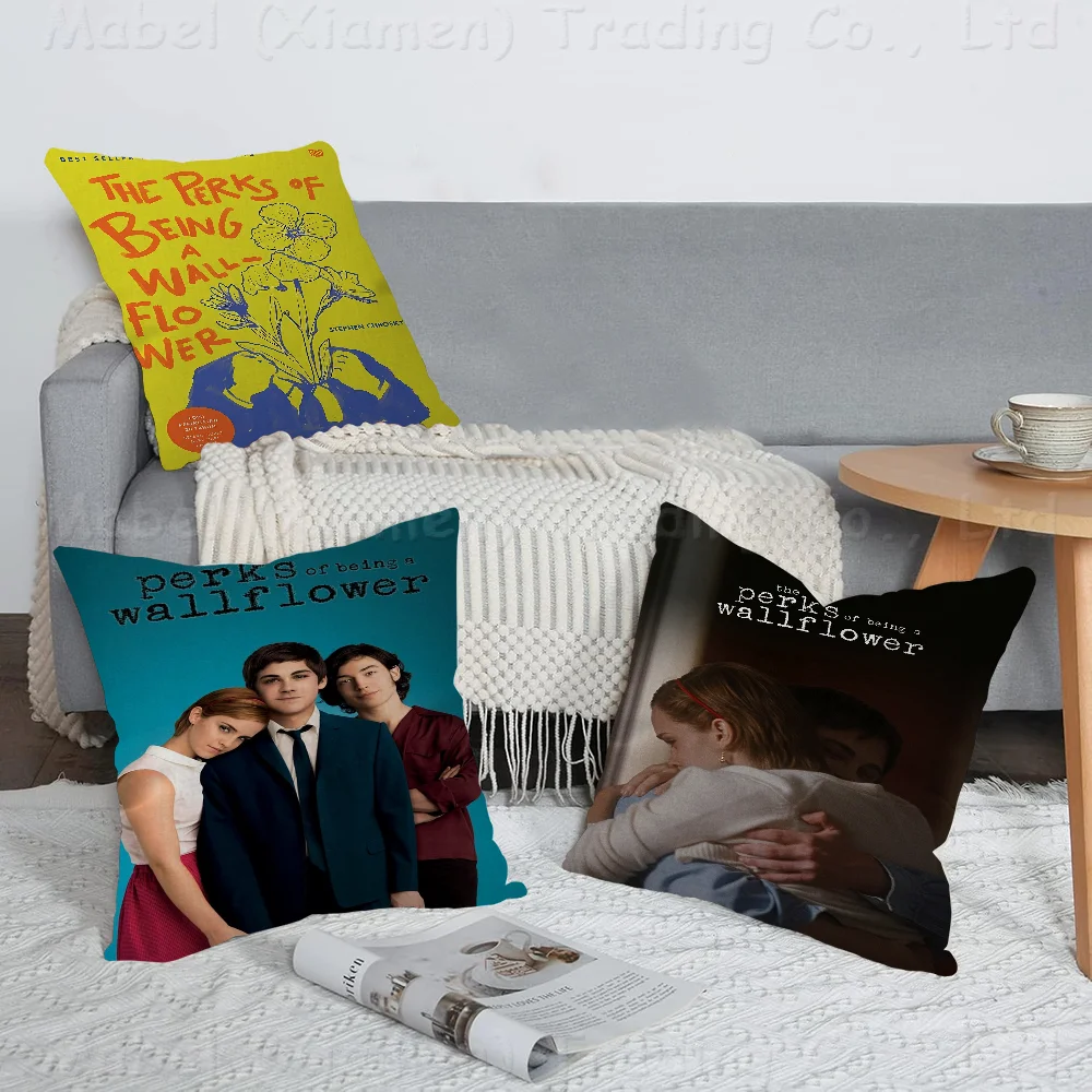 Movie The Perks Of Being A Wallflower Pillow Anime Pillow Sofa Bed Head Pillow Cover Cushion Cover 45x45 Cm Fashion