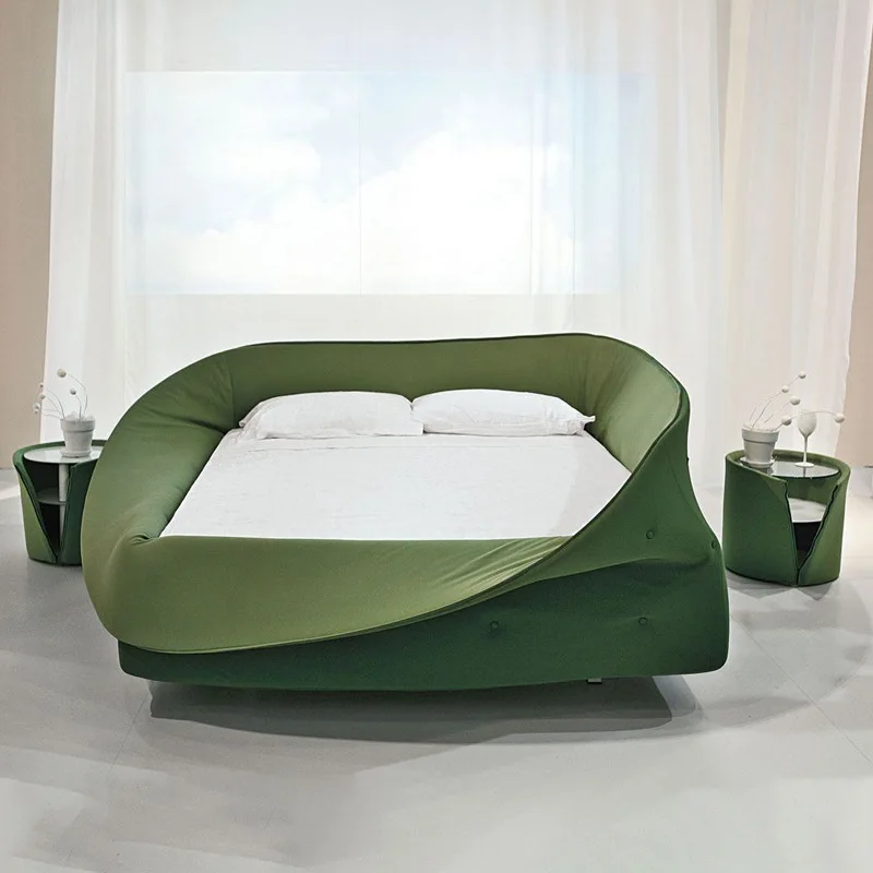 Bird's Nest Fabric Bed Double Bed Creative Security Fence Bird's Nest Queen Bed
