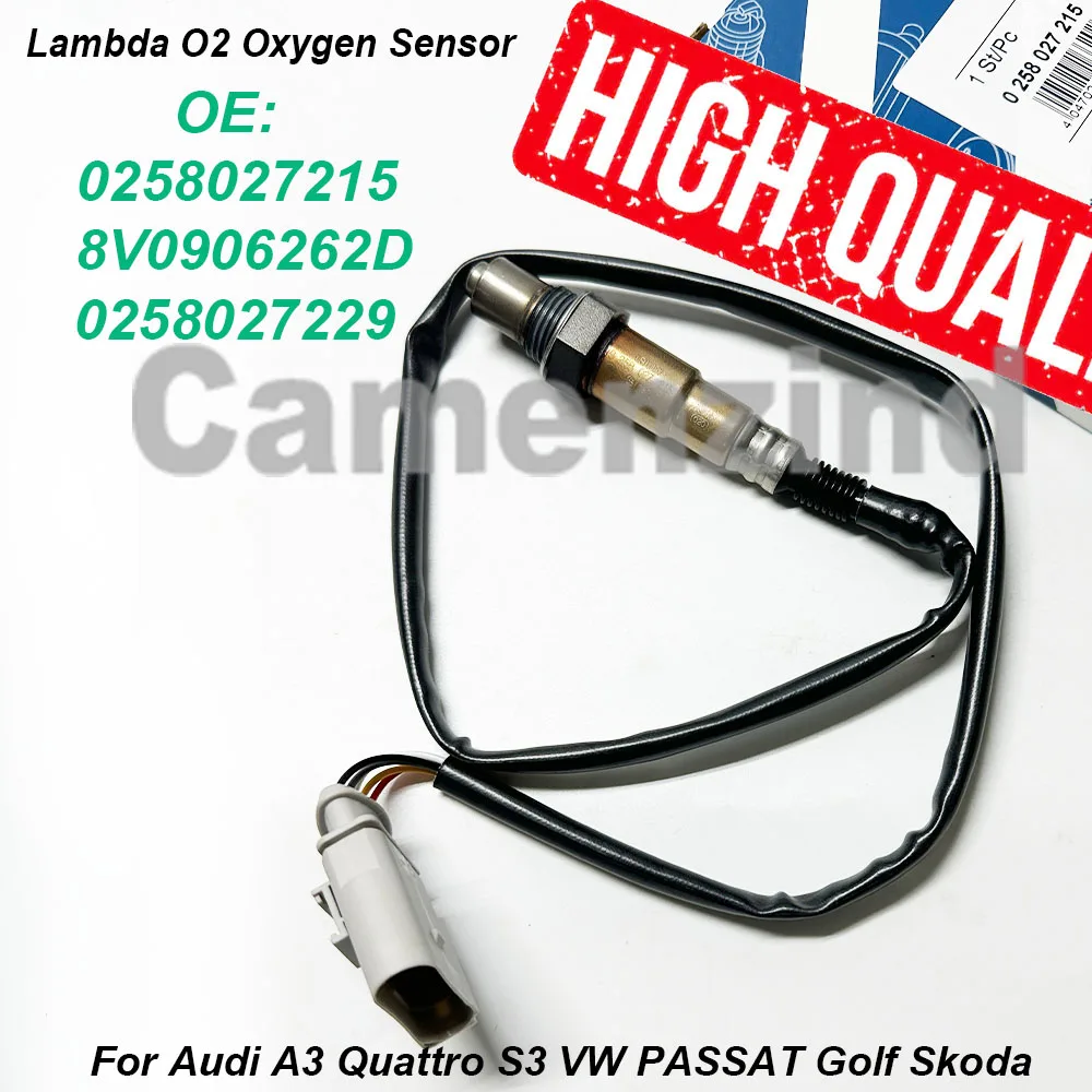 

0258027229 0258027215 8V0906262D Лямбда O2 Датчик кислорода для Audi A3 Quattro S3 VW PASSAT Golf Skoda Высокое качество
