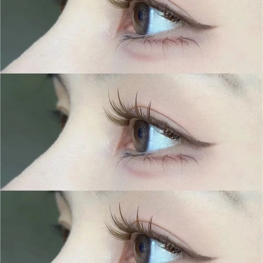 1 caixa/160 pacotes de cílios marrons naturais 3d russo 8-15mm diy cílios individuais extensão cluster ferramentas de maquiagem chicote