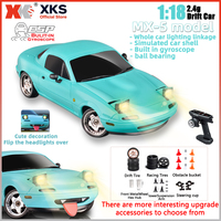 LDRC LD1804 1/18 Scale RC Drift Car 2.4G 2WD with Electronic Speed Controller ESP Gyroscope And LED Lights Full Control Model To