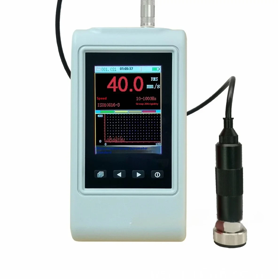 580 Electronic Digital Multi-Function Battery Vibration Tester Instrument Machine Data Recording With 1  Warranty