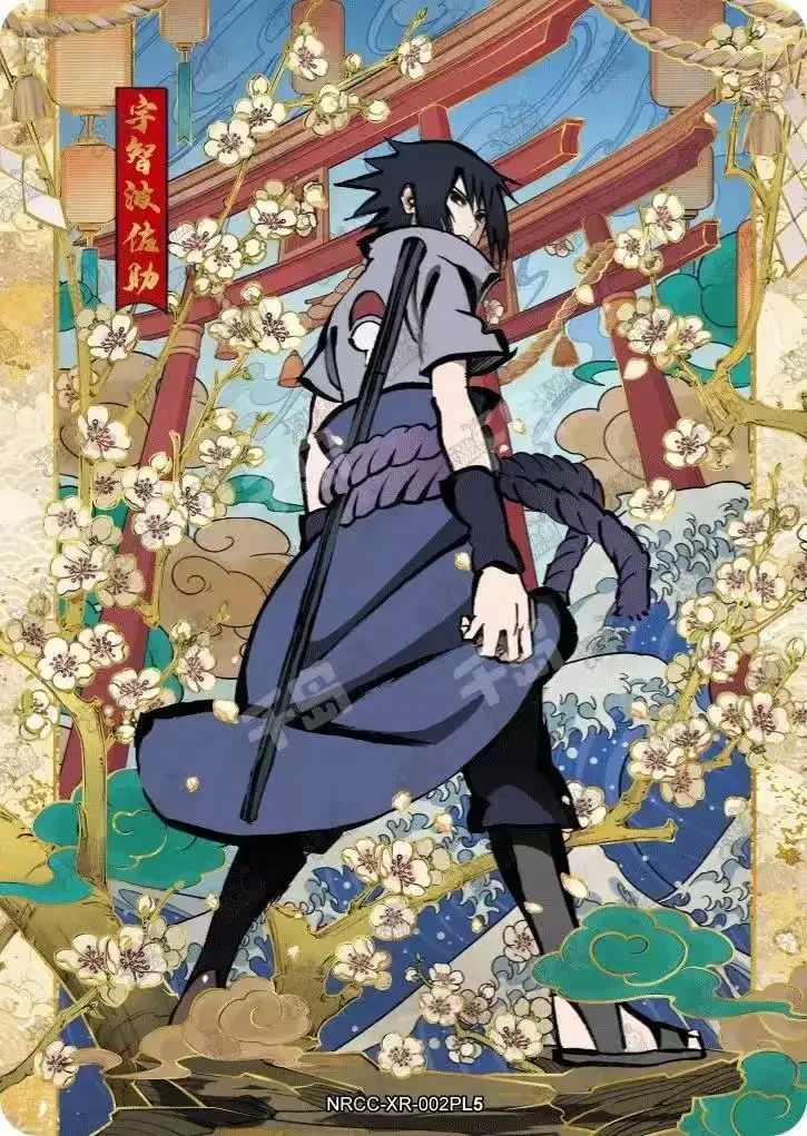 بطاقات تجارية من سلسلة KAYOU Naruto XR رقم 001-006، I Love Luo، Jiraiya، Kakashi. بطاقة جمع شخصيات الرسوم المتحركة النادرة من جيرايا