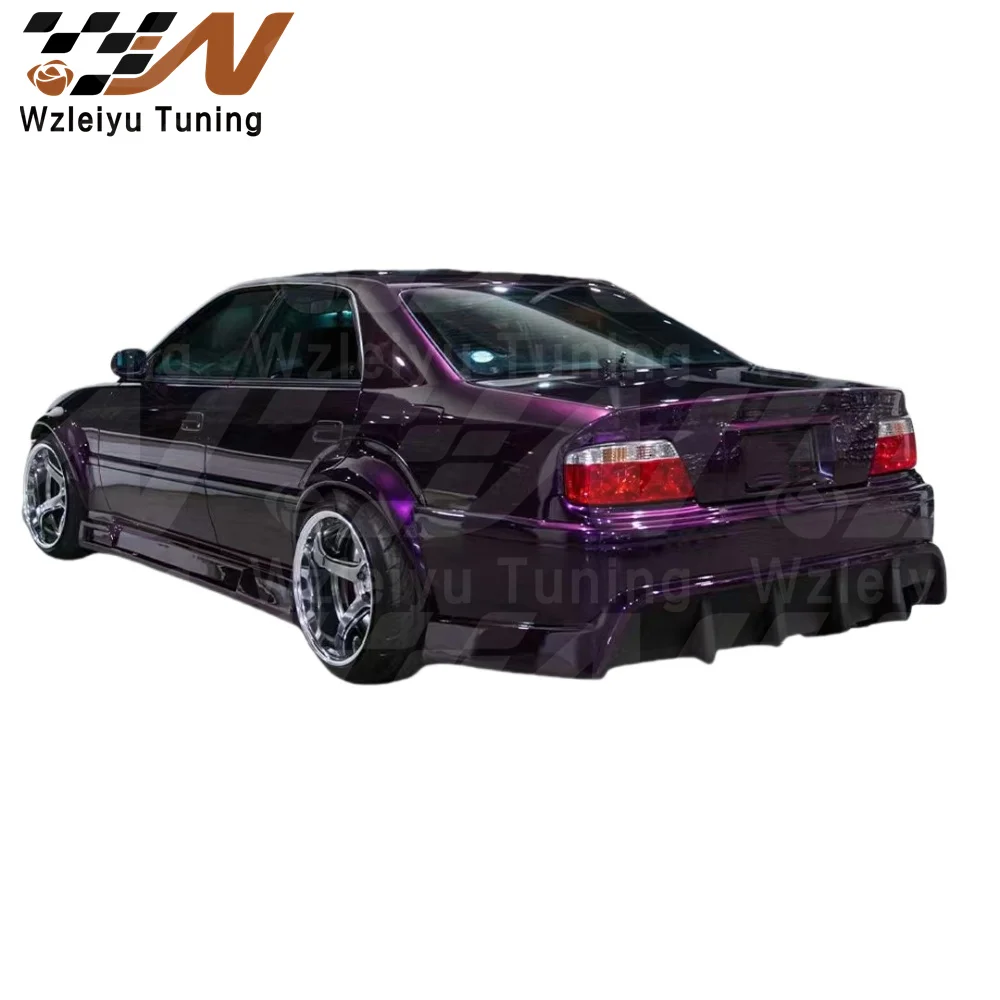 ORL Style Fiberglass Body Kit Set Fit For Toyota JZX100 Chaser Front Bumper Side Skirts Fenders High Quality Fitment